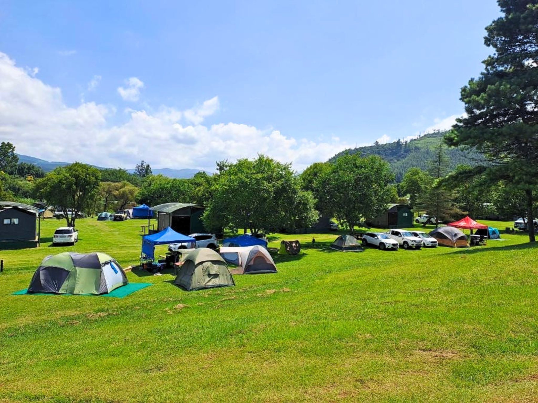 Camping grounds beside the Sabie River